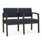 Lesro Lenox 2 Seat Tandem Seating W/ Arm, 44 in W 26 in L 31.5 in H LW2103 - alternate 1